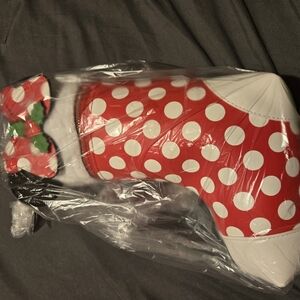 Loungefly Red and White Polka Dot Mini Bag Minnie Mouse Stocking